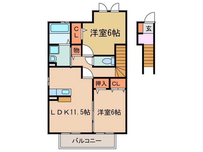 エム・セジュールの物件間取画像