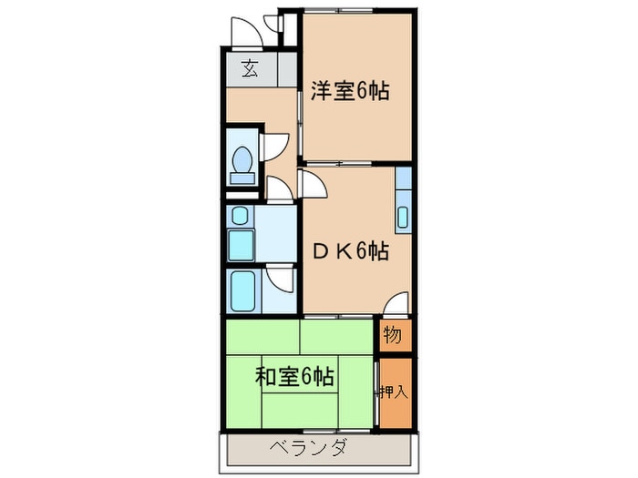 サ－プラス安藤の物件間取画像