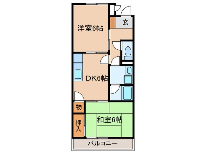 サ－プラス安藤の物件間取画像