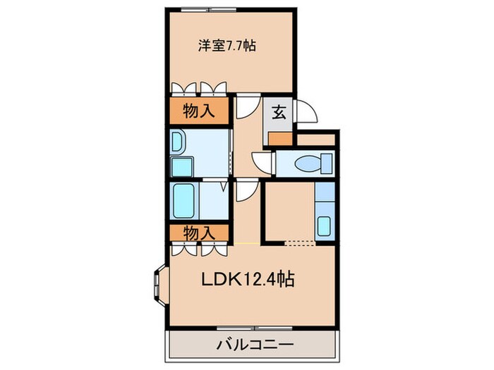 グランブル－の物件間取画像