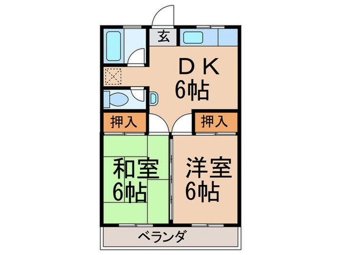 吉田ビルの物件間取画像