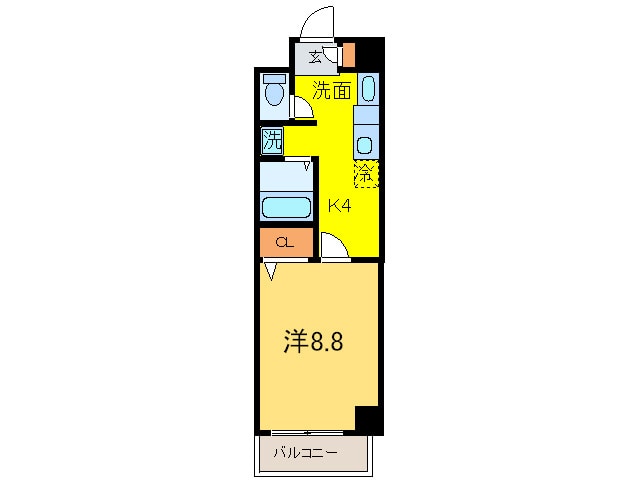 ソレアード関戸の物件間取画像