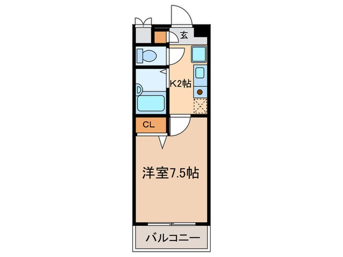 プラスパー高道の物件間取画像