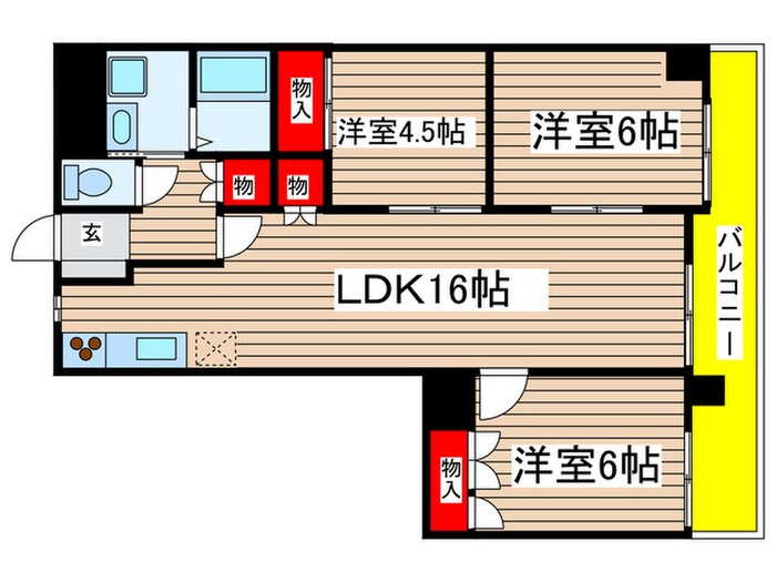 Ｈ・Ｓ　ＴＯＷＮの物件間取画像