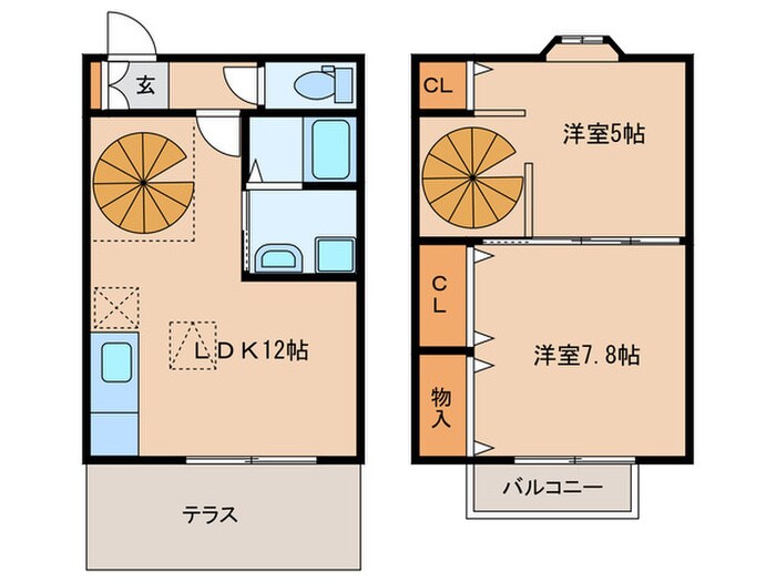 Bonheurの物件間取画像