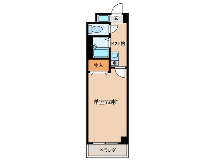 シティライフ名駅の物件間取画像