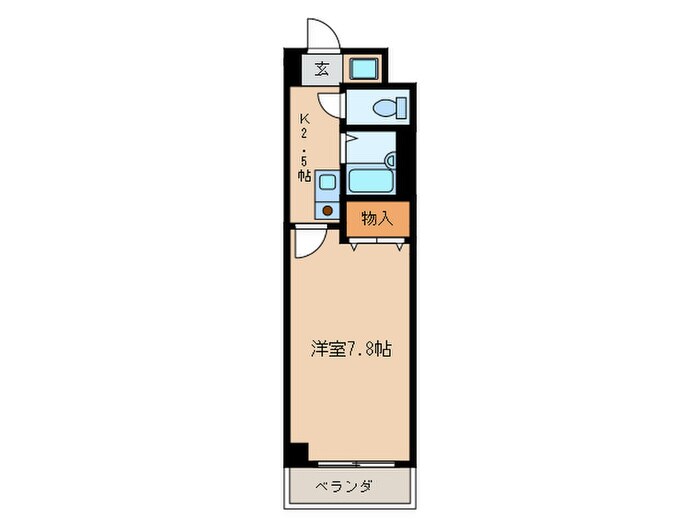 シティライフ名駅の物件間取画像
