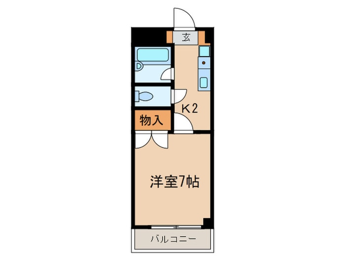 シーズンコート岩塚西の物件間取画像