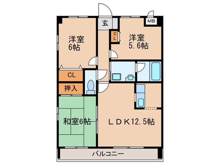 Granville (グランビル）の物件間取画像