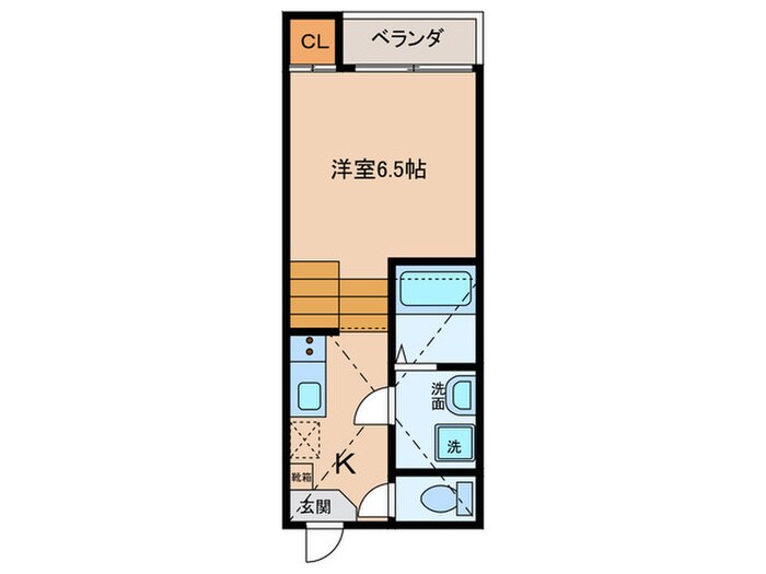 ハーモニーテラス松葉町Ⅲの物件間取画像