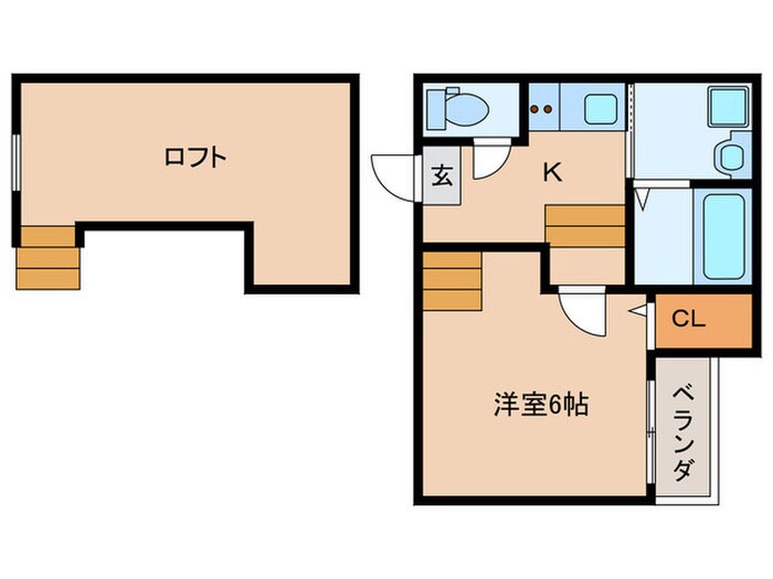 CLUB高畑レジデンスの物件間取画像