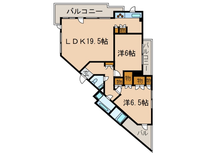 Ｎｓ２１ やごとの物件間取画像