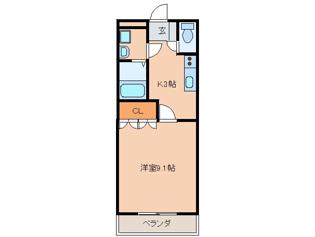 エルシノアの物件間取画像