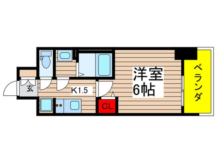 アステリ鶴舞トゥリアの物件間取画像