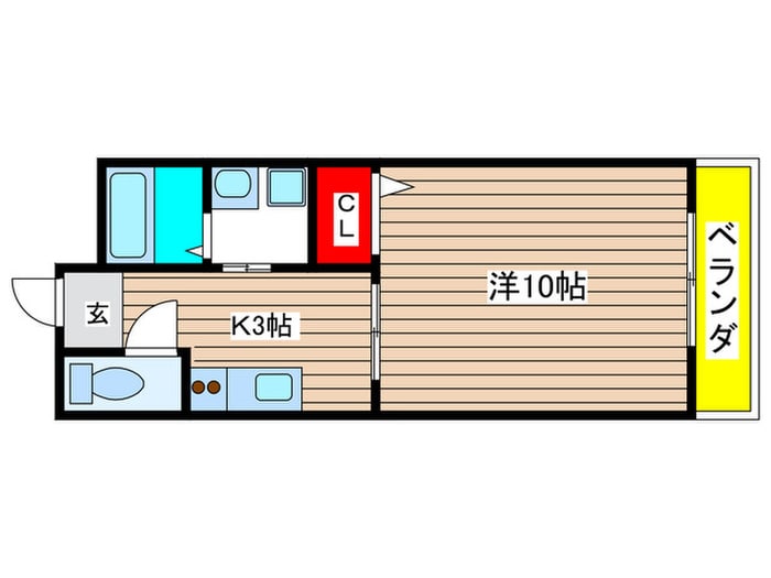 メルベ－ユの物件間取画像