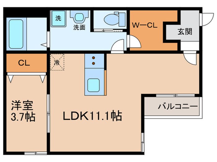 ilusion高畑西の物件間取画像