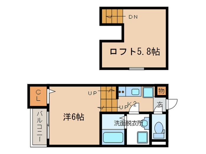 リベルテ千種の物件間取画像