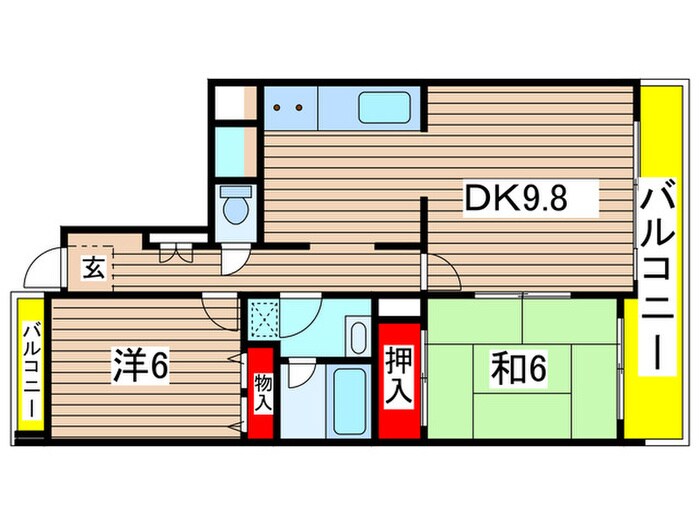 クレスの物件間取画像