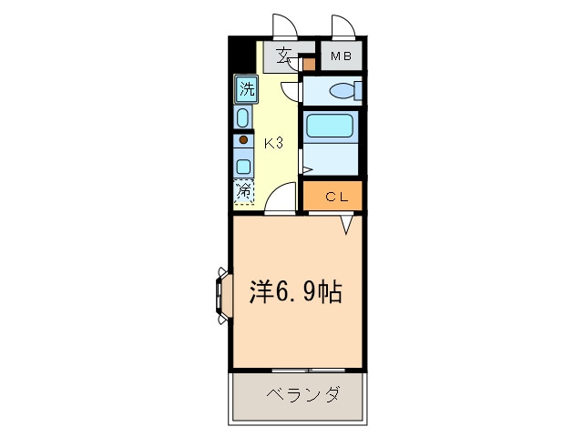 プリ－マの物件間取画像