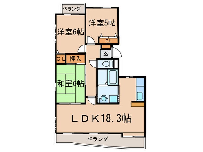グラヂオ－ソの物件間取画像