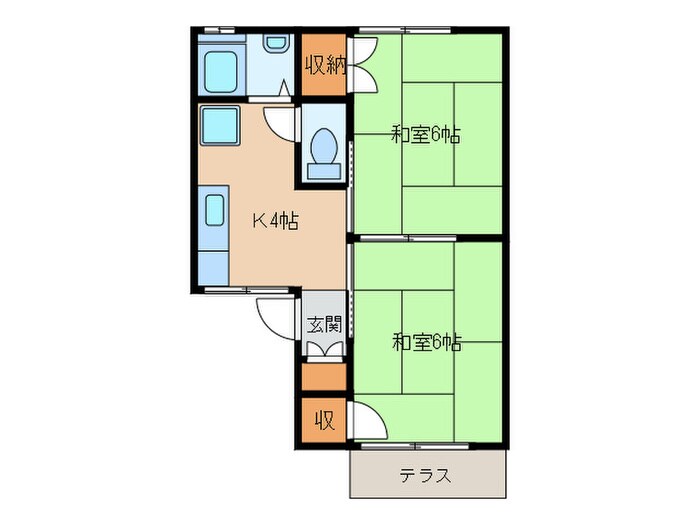 ハイライズ日南の物件間取画像
