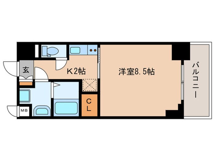 S-RESIDENCE平安通　の物件間取画像