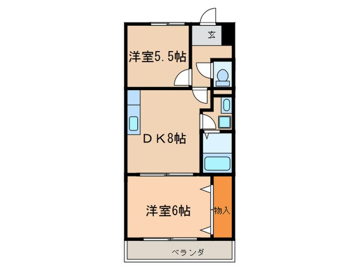 エステ－ト鳴海の物件間取画像