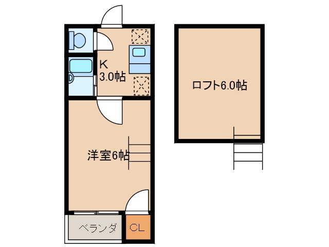 マインハイム枇杷島の物件間取画像