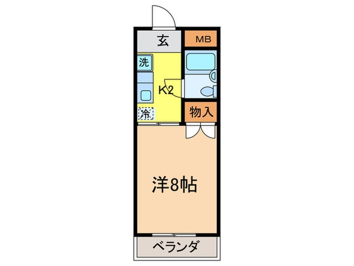 クリオコートの物件間取画像