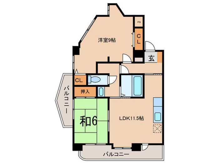 エクセル２１の物件間取画像