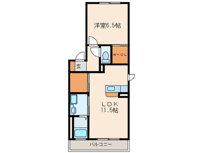 クレイドル上野Cの物件間取画像