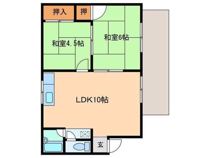 ＳＴＲＥＥＴ　Ｋの物件間取画像