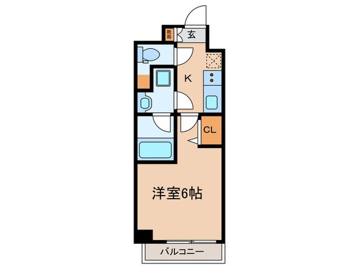 ディアレイシャス東別院の物件間取画像
