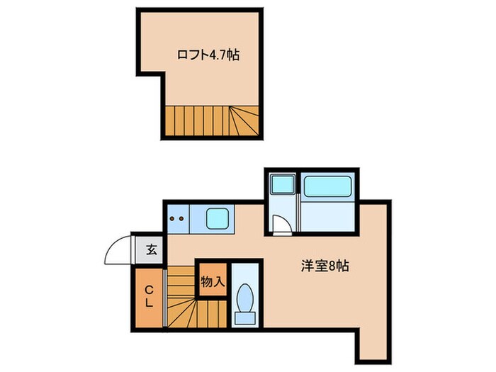 パークフロント清明山の物件間取画像