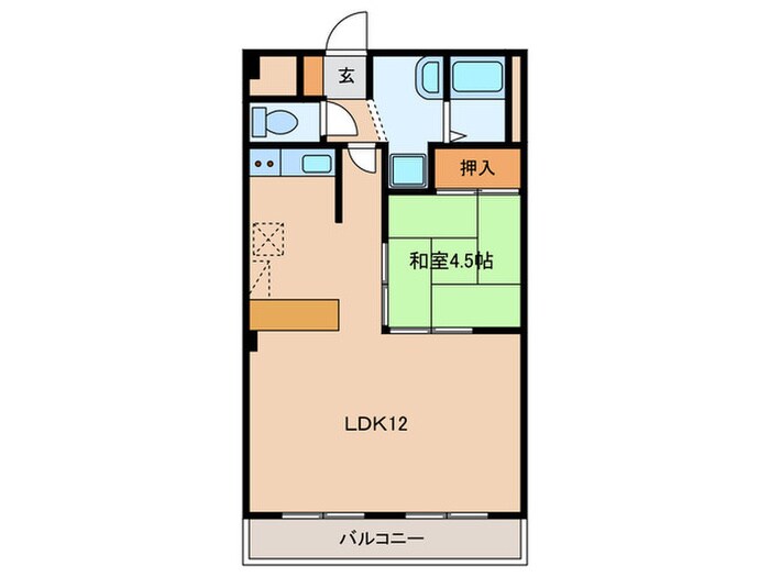 コ－ポ川口の物件間取画像