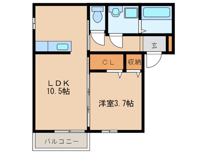 コスモスの物件間取画像