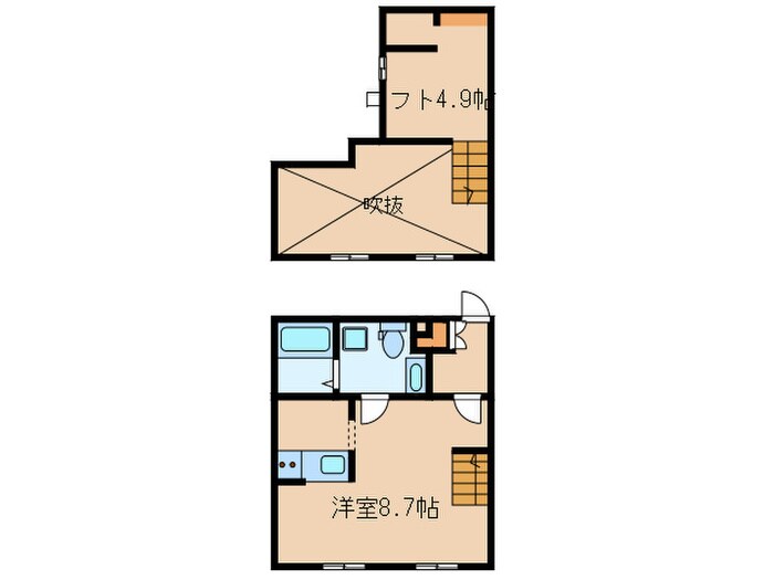 プリマグランデ須ケ口壱番館の物件間取画像