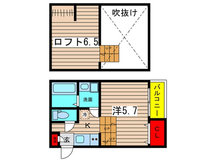 ジュネス明治の物件間取画像