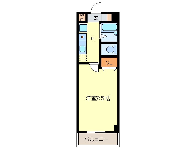 ウェステリア西大須の物件間取画像