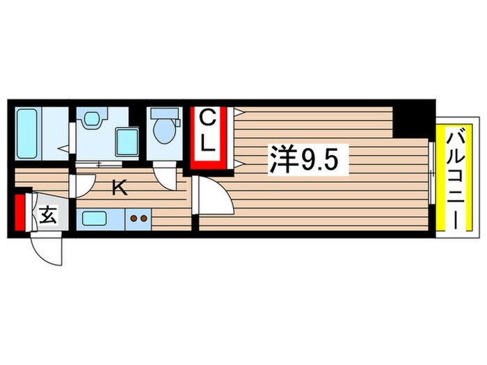 ﾗﾌﾟｰﾘｱ御器所の物件間取画像