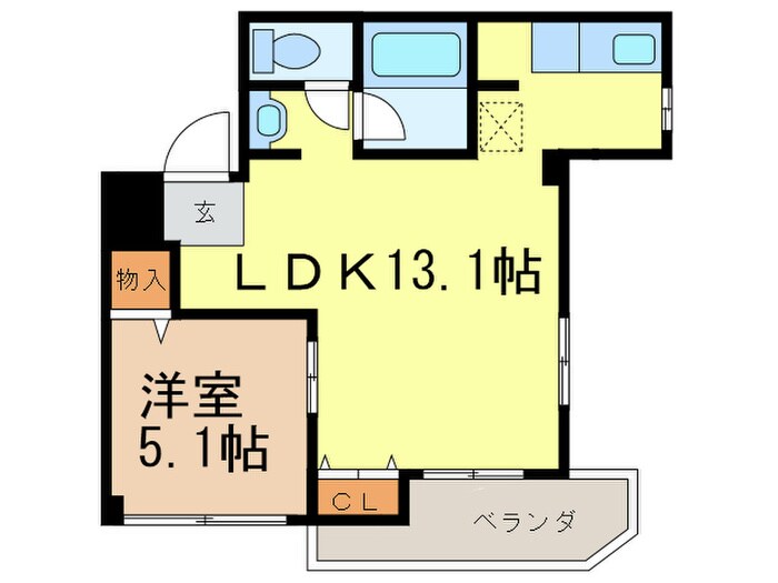 ガ－デンハイツオギ－の物件間取画像