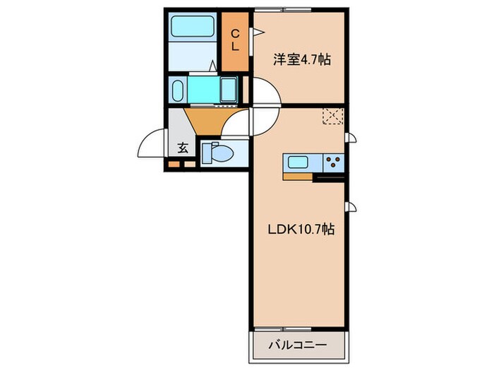 Ｄ－ｒｏｏｍＮｏｈｎの物件間取画像