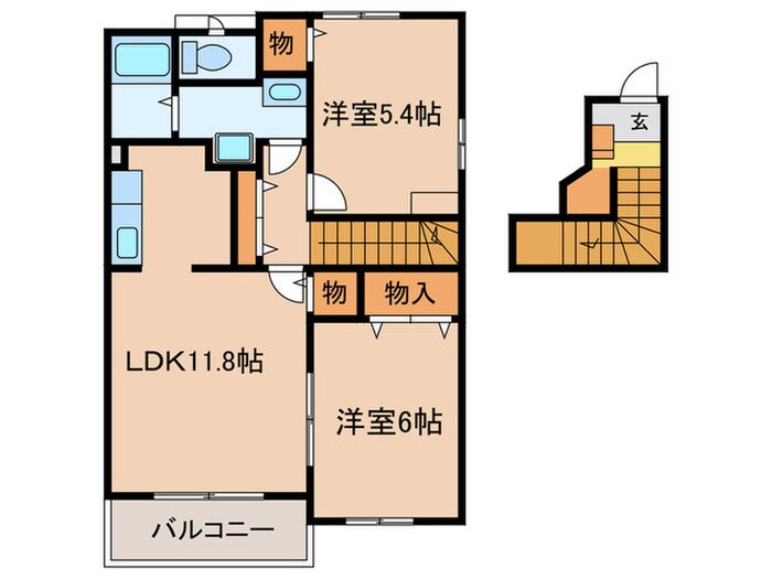 メゾンファミ－ユの物件間取画像