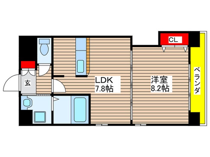 アイン菊園の物件間取画像