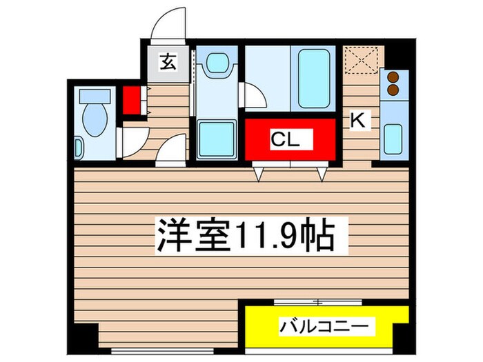 シャト－泉Ⅱの物件間取画像