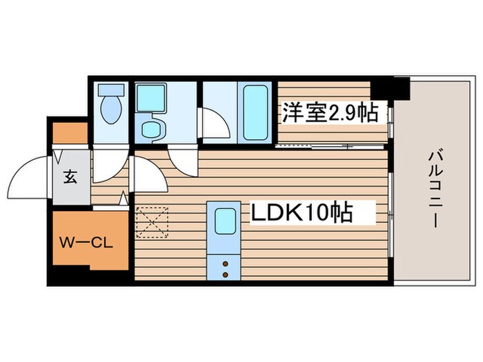 リシュドール堀田駅東の物件間取画像