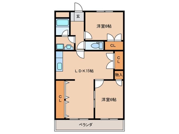 ミヤマヒルズの物件間取画像