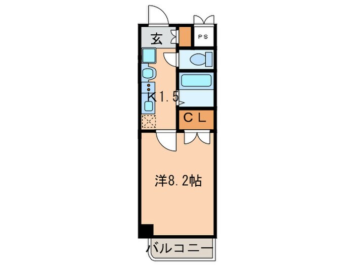 プログレッソ鶴舞の物件間取画像