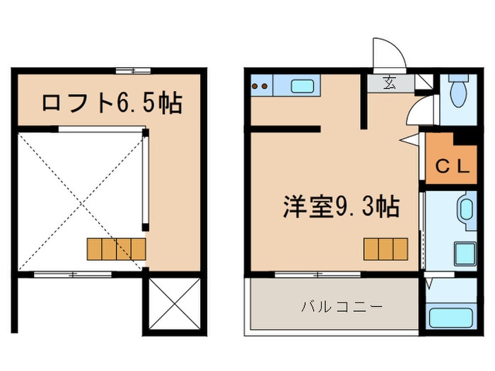 コンフォート本陣通の物件間取画像