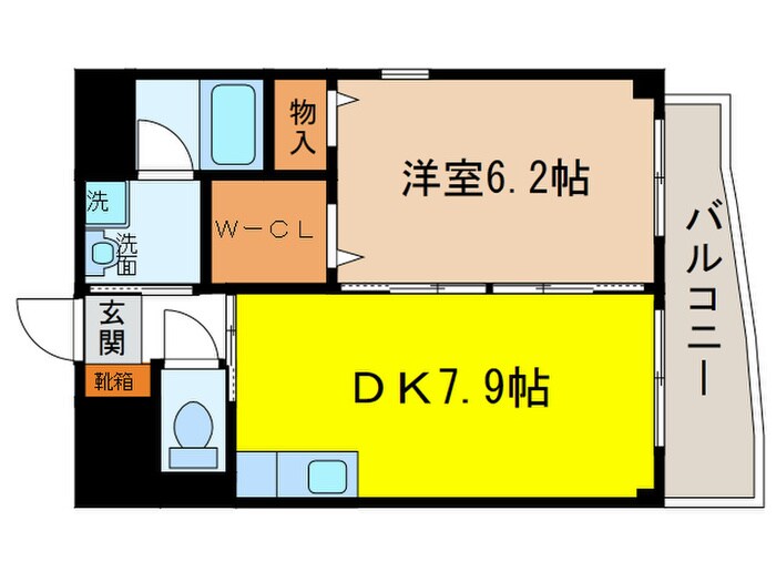シャルム八田の物件間取画像